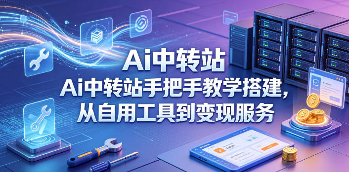 Ai中转站手把手教学搭建，从自用工具到变现服务插图
