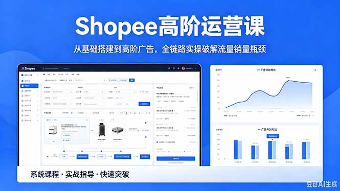 (18499期)Shopee高阶运营课-2026年5月更新,从基础搭建到高阶广告,全链路实操破解流量销量瓶颈插图 (18499期)Shopee高阶运营课-2026年5月更新,从基础搭建到高阶广告,全链路实操破解流量销量瓶颈插图