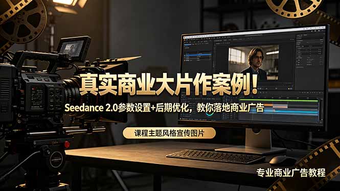 （18484期）真实商业大片作案例！Seedance 2.0参数设置+后期优化，教你落地商业广告插图