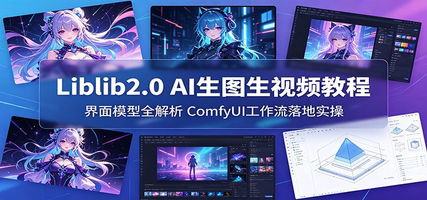 Liblib2.0 AI生图生视频教程:界面模型全解析,ComfyUI工作流落地实操插图 Liblib2.0 AI生图生视频教程:界面模型全解析,ComfyUI工作流落地实操插图