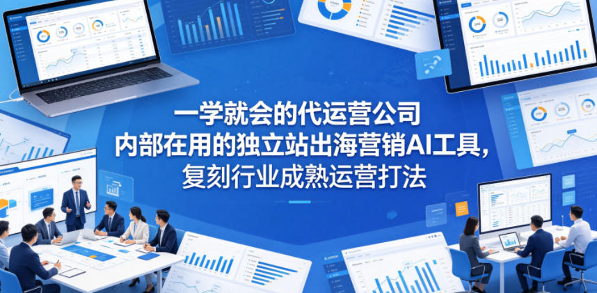 一学就会的代运营公司内部在用的独立站出海营销AI工具，复刻行业成熟运营打法插图