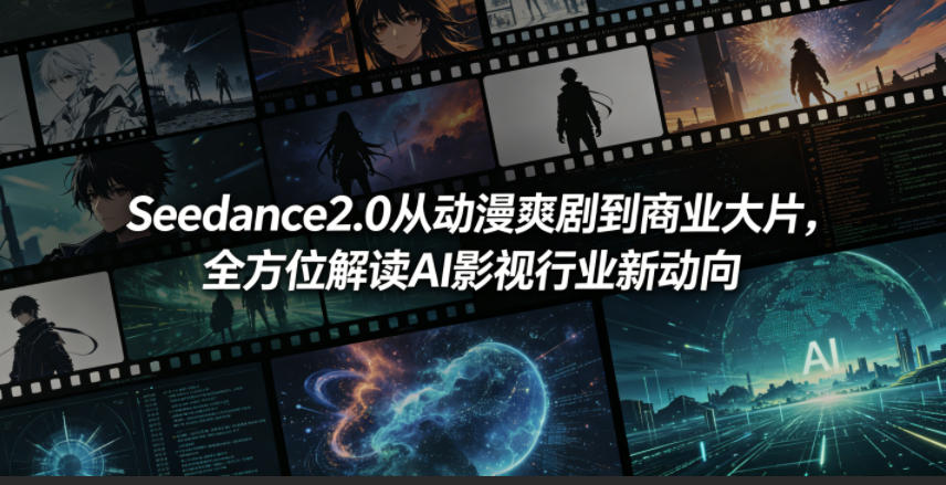 Seedance2.0从动漫爽剧到商业大片，全方位解读AI影视行业新动向插图