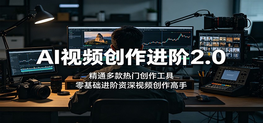 AI视频创作进阶2.0:精通多款热门创作工具,零基础进阶资深视频创作高手插图 AI视频创作进阶2.0:精通多款热门创作工具,零基础进阶资深视频创作高手插图