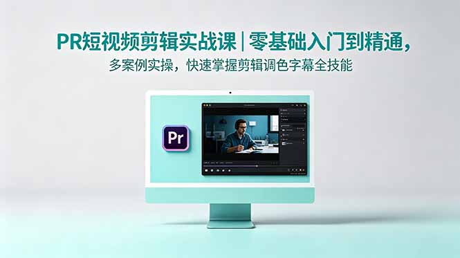 (18633期)PR短视频剪辑实战课|零基础入门到精通,多案例实操,快速掌握剪辑调色字幕全技能插图 (18633期)PR短视频剪辑实战课|零基础入门到精通,多案例实操,快速掌握剪辑调色字幕全技能插图