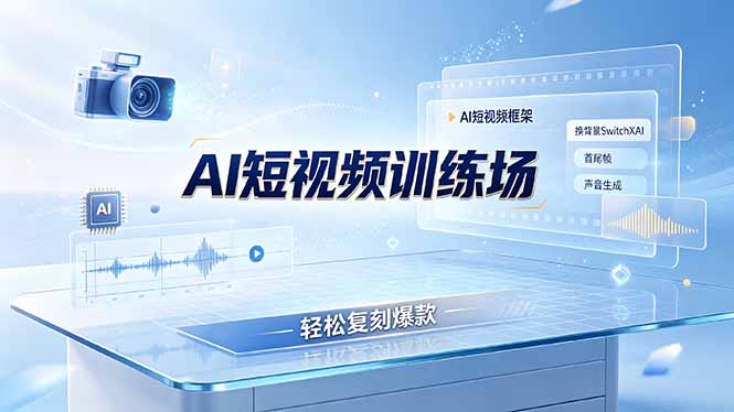 (19137期)老陈AI短视频训练场:AI短视频框架+换背景SwitchXAI+首尾帧+声音生成,轻松复刻爆款插图 (19137期)老陈AI短视频训练场:AI短视频框架+换背景SwitchXAI+首尾帧+声音生成,轻松复刻爆款插图