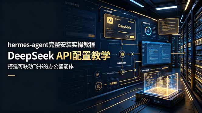 (19128期)hermes-agent完整安装实操教程,DeepSeek API配置教学,搭建可联动飞书的办公智能体插图 (19128期)hermes-agent完整安装实操教程,DeepSeek API配置教学,搭建可联动飞书的办公智能体插图