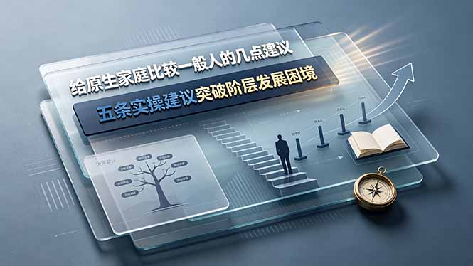 (19194期)付费文章:给原生家庭比较一般人的几点建议,五条实操建议突破阶层发展困境插图 (19194期)付费文章:给原生家庭比较一般人的几点建议,五条实操建议突破阶层发展困境插图