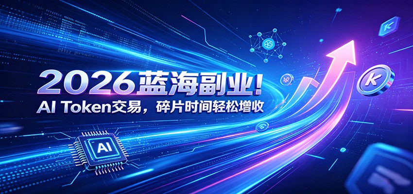 2026蓝海副业!AI Token交易,碎片时间轻松增收插图 2026蓝海副业!AI Token交易,碎片时间轻松增收插图
