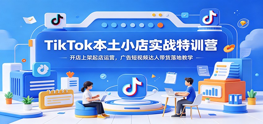 TikTok本土小店实战特训营:开店上架起店运营,广告短视频达人带货落地教学插图 TikTok本土小店实战特训营:开店上架起店运营,广告短视频达人带货落地教学插图