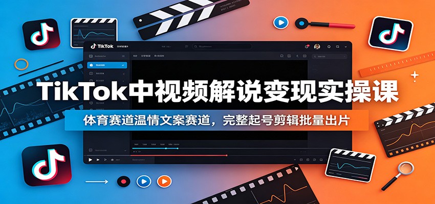 TikTok中视频解说变现实操课:体育赛道温情文案赛道,完整起号剪辑批量出片插图 TikTok中视频解说变现实操课:体育赛道温情文案赛道,完整起号剪辑批量出片插图