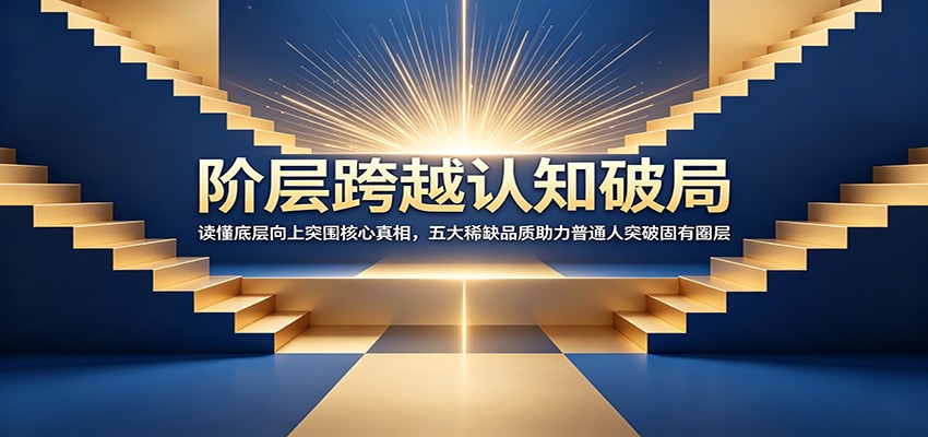 阶层跨越认知破局:读懂底层向上突围核心真相,五大稀缺品质助力普通人突破固有圈层插图 阶层跨越认知破局:读懂底层向上突围核心真相,五大稀缺品质助力普通人突破固有圈层插图