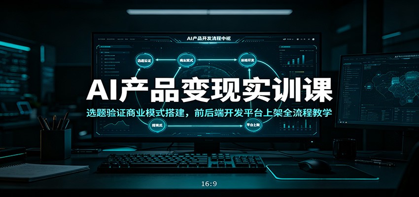 AI产品变现实训课:选题验证商业模式搭建,前后端开发平台上架全流程教学插图 AI产品变现实训课:选题验证商业模式搭建,前后端开发平台上架全流程教学插图