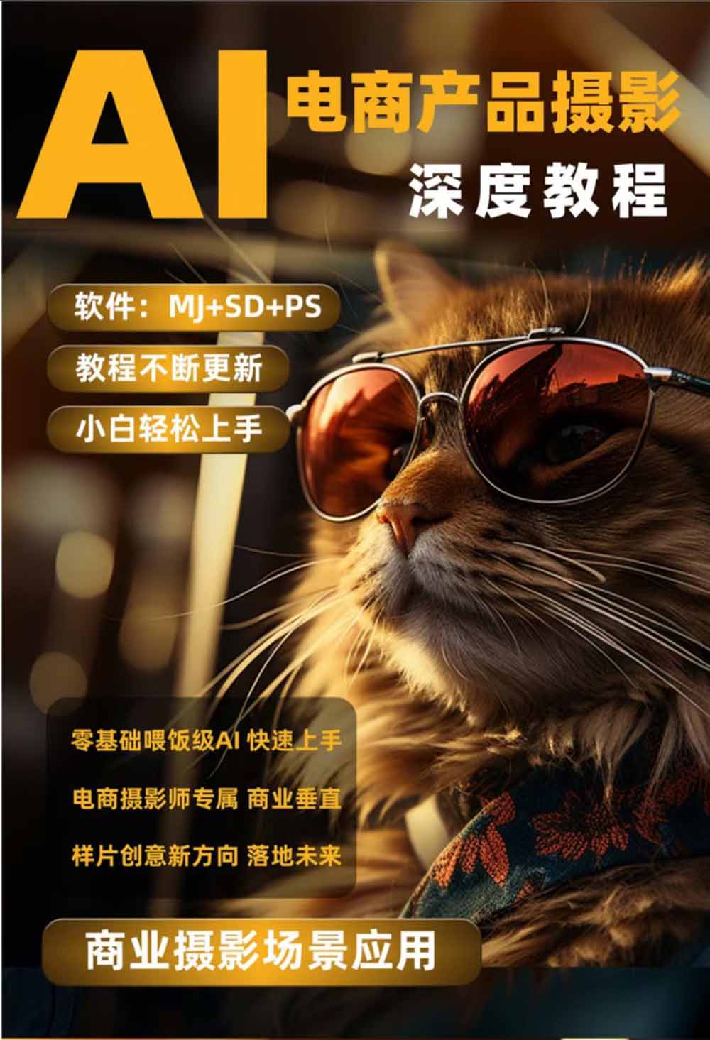 (19262期)AI电商人像摄影实战课·SD多端部署|MJ完整教学|家电护肤家具商品图人像写真全案例插图4 (19262期)AI电商人像摄影实战课·SD多端部署|MJ完整教学|家电护肤家具商品图人像写真全案例插图4