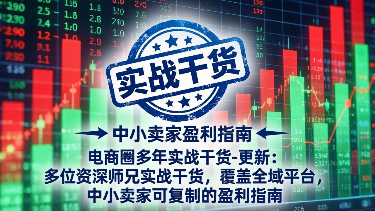 (19447期)电商圈多年实战干货-更新2026:多位资深师兄实战干货/覆盖全域平台,中小卖家可复制的盈利指南插图 (19447期)电商圈多年实战干货-更新2026:多位资深师兄实战干货/覆盖全域平台,中小卖家可复制的盈利指南插图