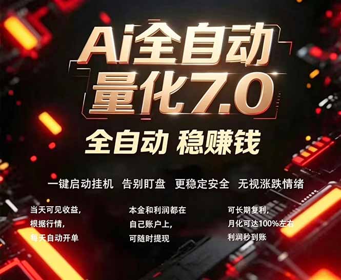 (19420期)EA黄金量化7.0 ,24小时全自动挣美金,小白轻松操作,日入1000+插图 (19420期)EA黄金量化7.0 ,24小时全自动挣美金,小白轻松操作,日入1000+插图
