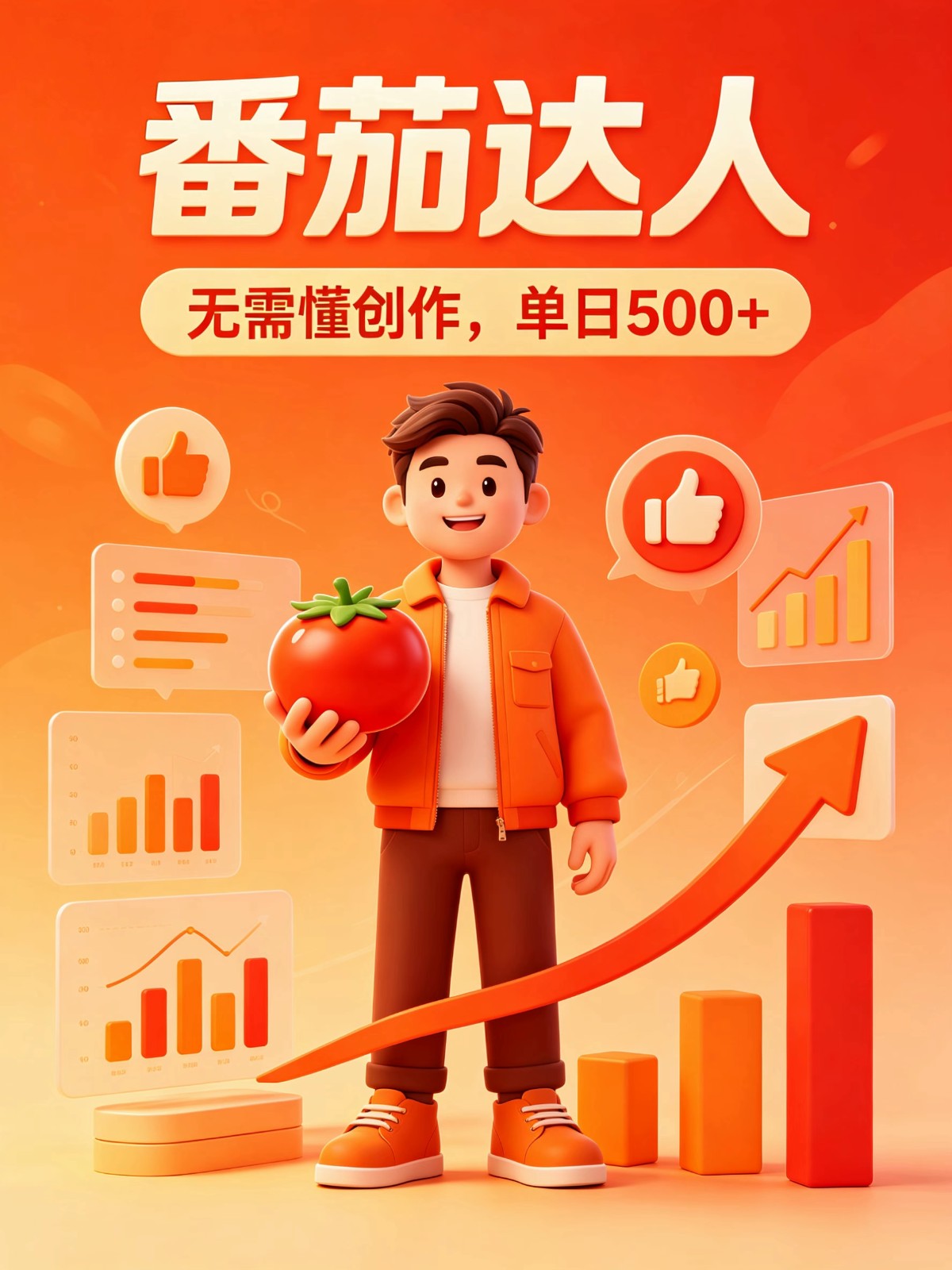 番茄小说达人全自动变现，普通人轻松日入500+插图