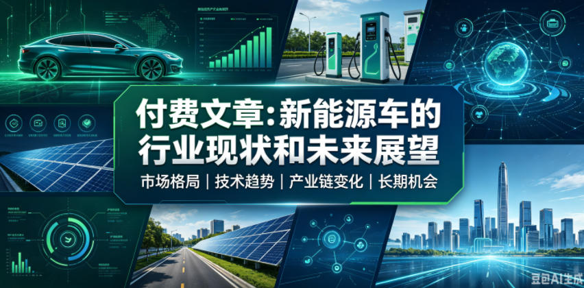 付费文章：新能原车的行业现状和未来展望插图