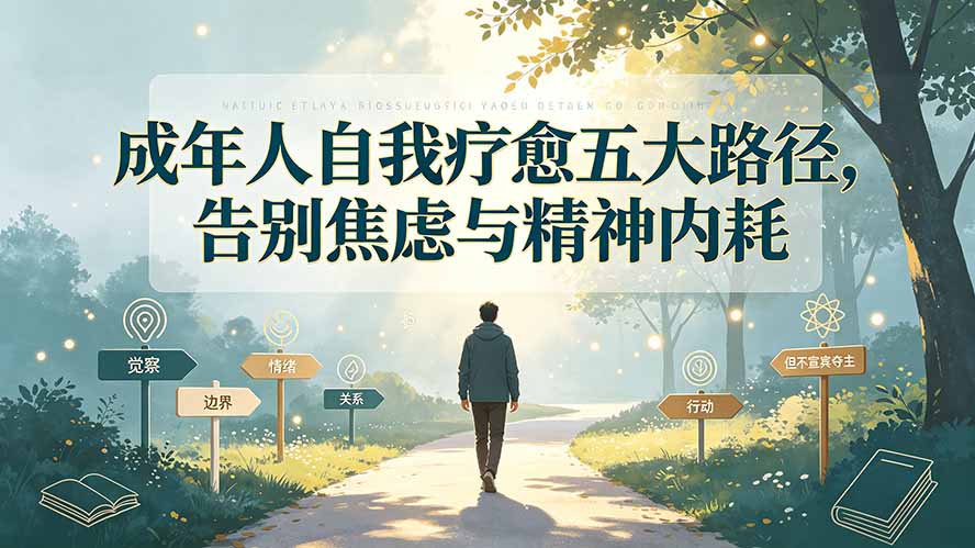(19516期)付费文章:成年人自我疗愈五大路径,告别焦虑与精神内耗插图 (19516期)付费文章:成年人自我疗愈五大路径,告别焦虑与精神内耗插图