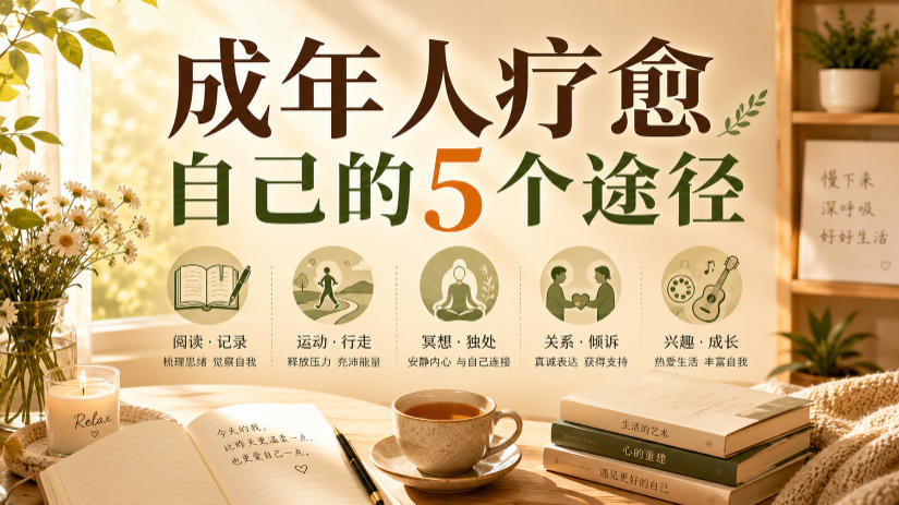 付费文章：成年人疗愈自己的5个途径插图